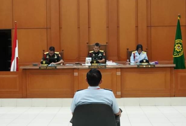 Dilmilti II Jakarta Gelar Sidang Perdana Terdakwa HA Kasus Korupsi Basarnas
