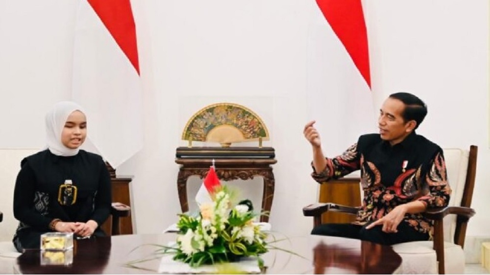 Peraih Golden Buzzer AGT Putri Ariani Temui Presiden Jokowi, Ini Katanya 