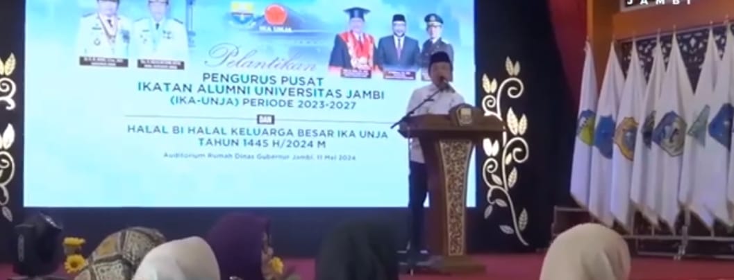 Gubernur Al Haris Ajak Alumni Saling kuat dan Kompak membesarkan Unja