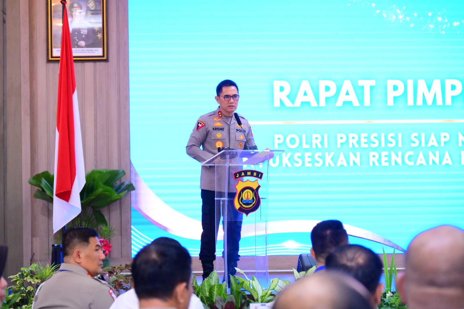 Rapim Polda Jambi 2026: Perkuat Sinergi dan Profesionalisme, Dukung Program Kerja Pemerintah Daerah