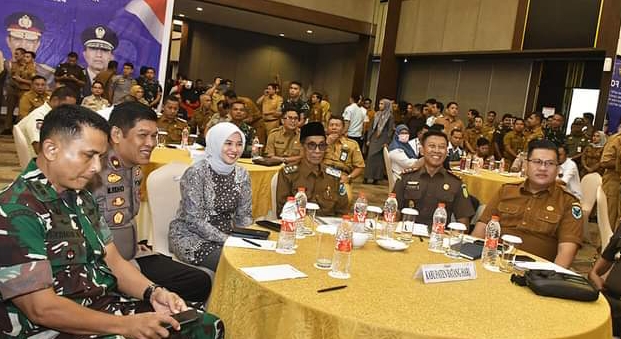 Rakor Forkompinda Jambi, Wakil Bupati Sampaikan Penempatan TPS Sudah Strategis Jauh Jangkauan Banjir