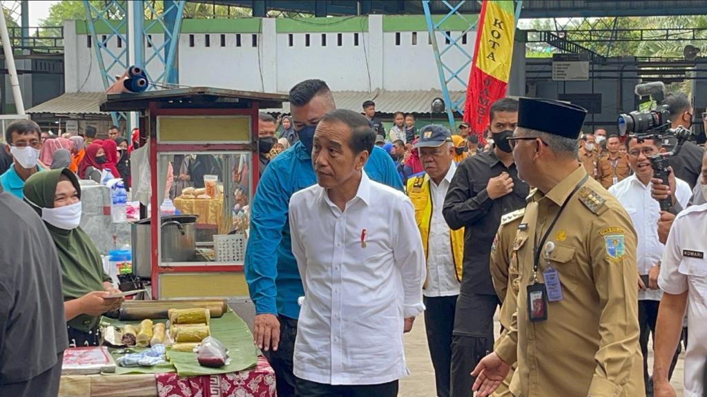 Puji Kota Jambi, Presiden Jokowi Senang Dengar Inflasi di Kota Jambi Turun