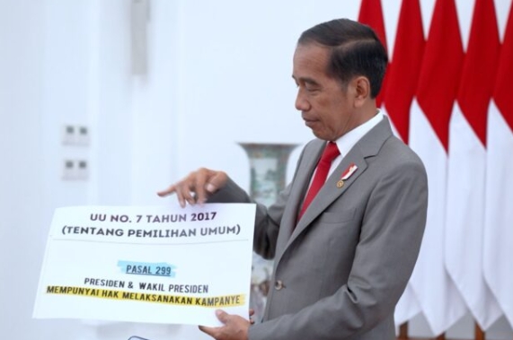 UU No 7 Tahun 2017 Tentang Pemilihan Umum, Presiden Jokowi Tegaskan Aturan Kampanye 