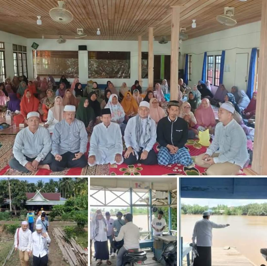 Dengarkan Tauziah Maulid Nabi Dari Ustadz Amin, Ratusan Warga Kuala Betara Penuhi Masjid