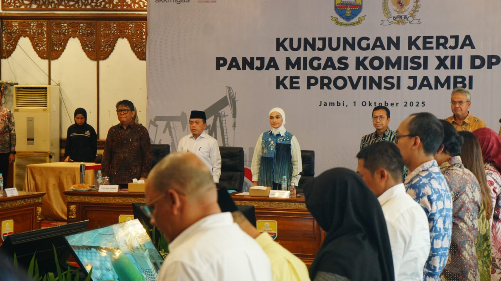 Gubernur Al Haris Terima Kunjungan Kerja Panja Migas Komisi XII DPR RI