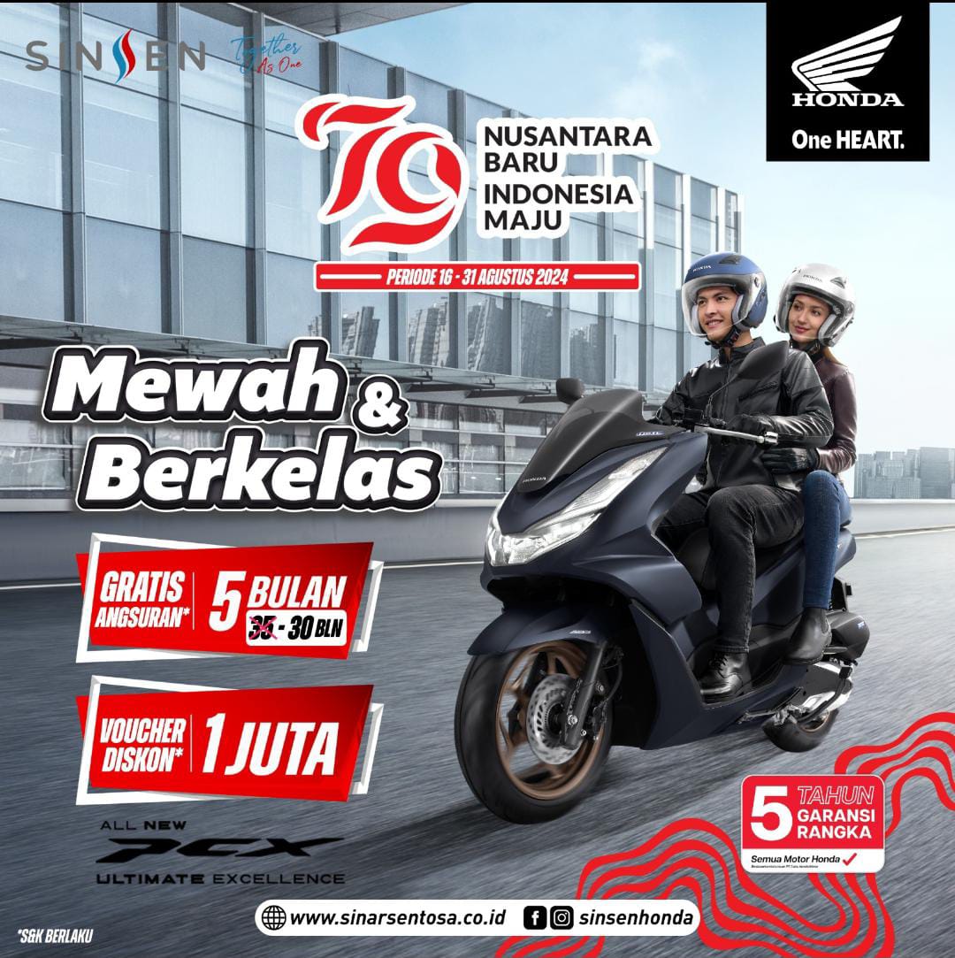 Beli Honda PCX 160 Sekarang, Banyak Untungnya