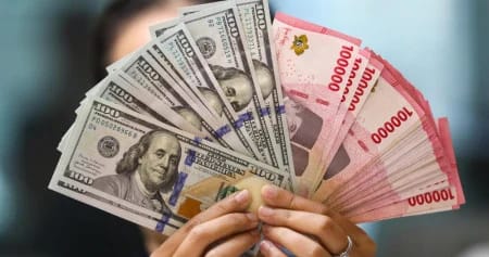Nilai tukar rupiah pada Senin, 15 Juni 2026