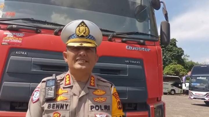 PULUHAN TRUK ODOL DITINDAK DI SIMPANG RIMBO, POLISI AKAN SENTUH PERUSAHAANNYA