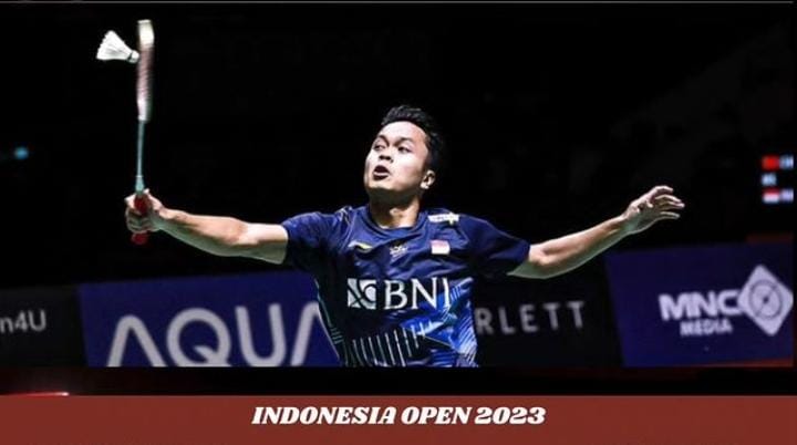 Menunjukan Permainan yang Cantik! Ginting Sukses Melangkah ke Final Indonesia Open 2023