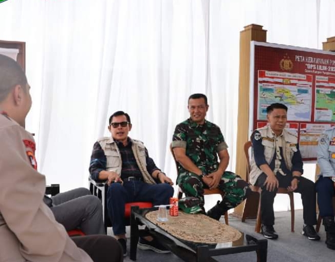 Pantau Pos Pengamanan Natal dan Tahun Baru 2024 di Kota Sungai Penuh