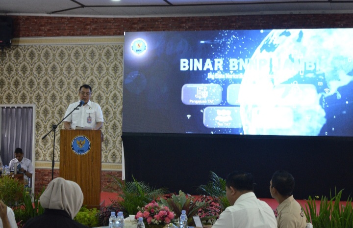 BNN Provinsi Jambi Luncurkan Inovasi Digital: BINAR (Big Data Narkotika) dan Pendaftaran TAT Online