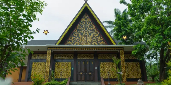 Rumah Kajang Lako Rumah Adat Budaya Jambi