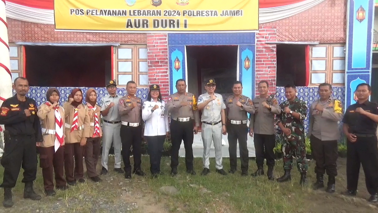 Pengecekan Pos PAM Perbatasan Wilayah di Jambi Jelang Lebaran 2024, Dirlantas Polda : Situasinya Cukup Landai