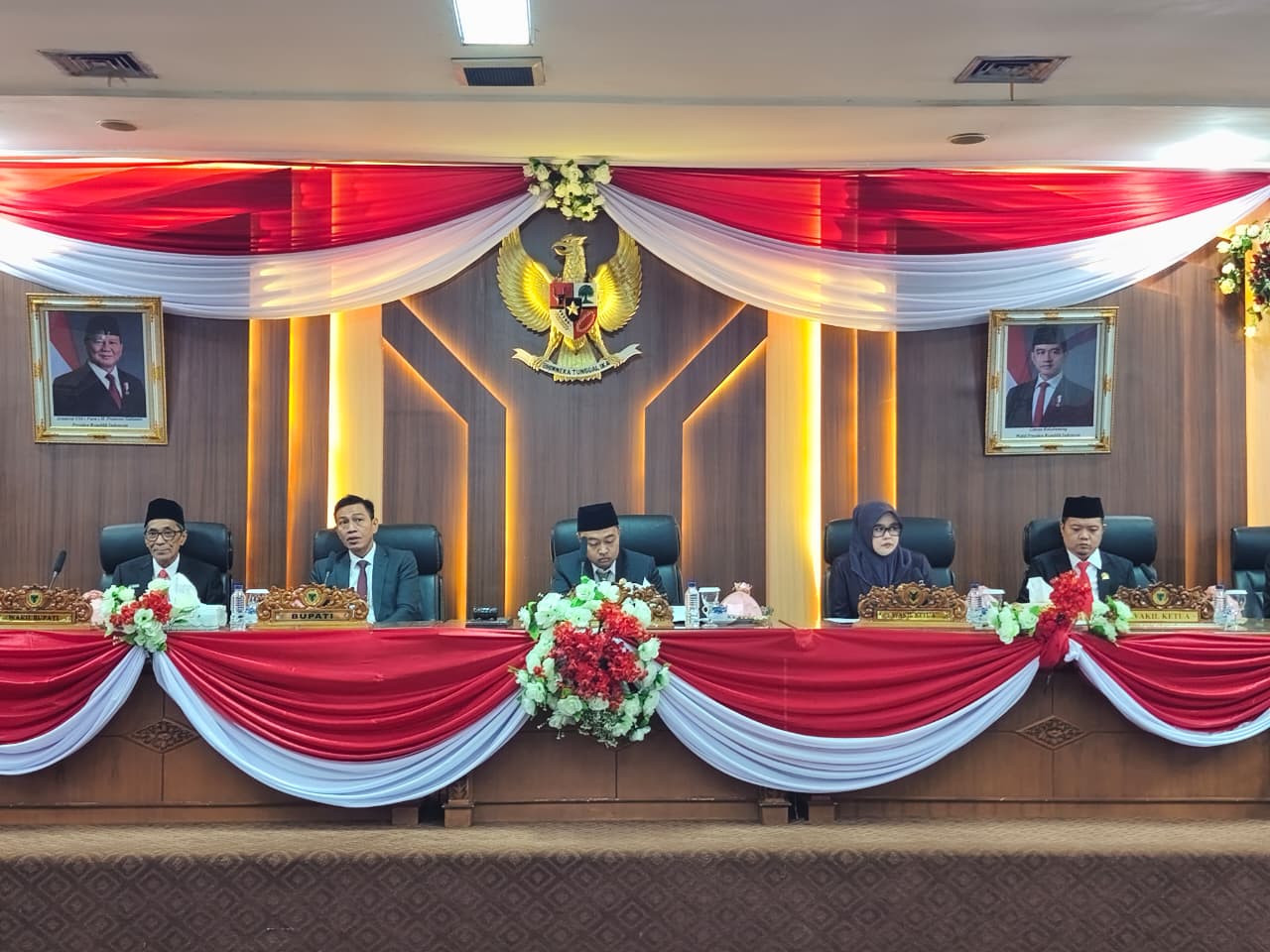 Rapat Paripurna DPRD Batang Hari dalam Rangka Mendengarkan Pidato Kenegaraan