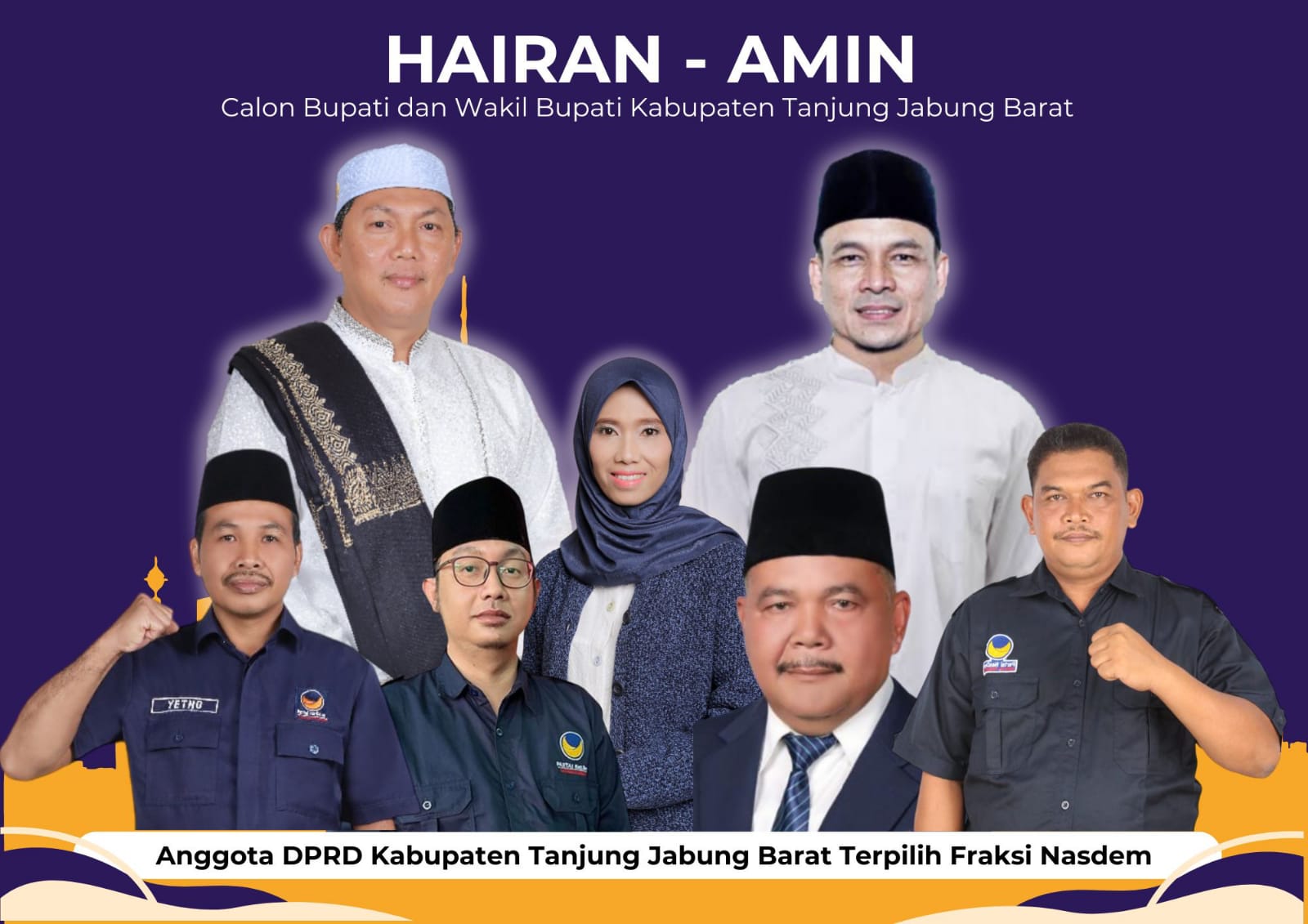 Hairan Ucapkan Selamat Atas Pelantikan 35 Anggota DPRD Tanjab Barat Periode 2024-2029