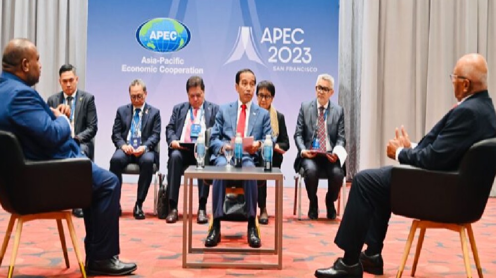 Trilateral dengan Papua Nugini, dan Fiji, Presiden Jokowi Bahas Indonesia Menjadi Kawasan Pasifik