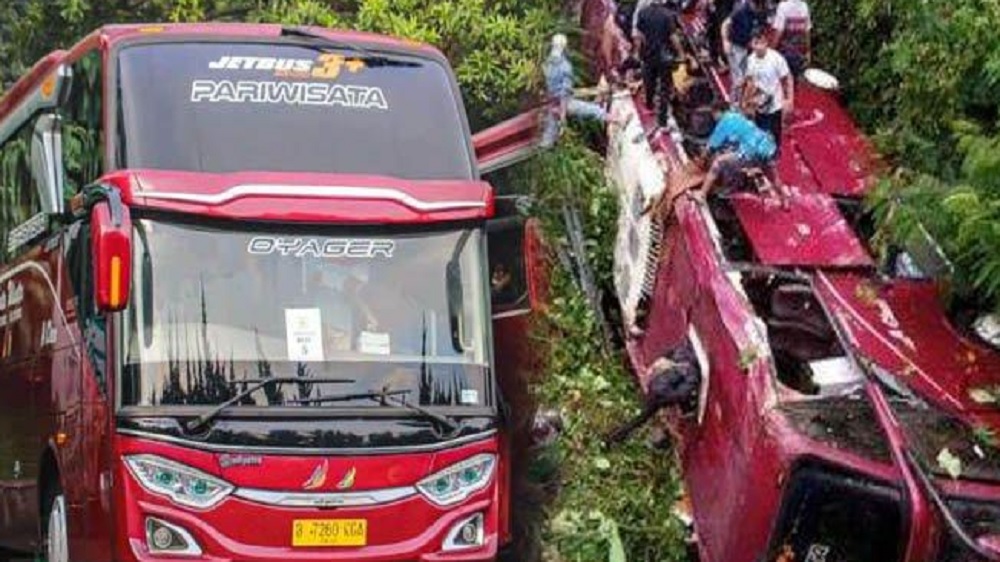 38 Korban Kecelakaan Bus di Tangerang Selatan, 1 Orang Meninggal Dunia