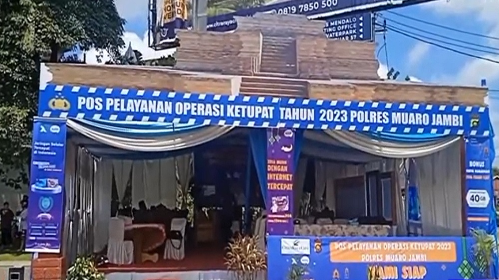 Perbatasan Kota Jambi- Muaro Jambi, Posyan Muaro Jambi Himbau Pemudik Selalu Berhati-hati