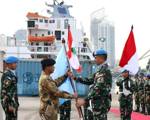 Lanjutkan Misi, Dua KRI Kebanggaan Indonesia Serah Terima Mandat di Lebanon