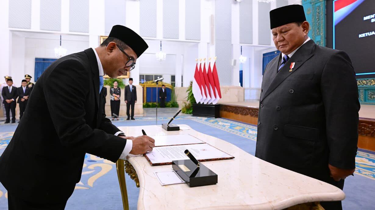 Nuzran Joher Resmi Dilantik Jadi Ketua Ombudsman RI