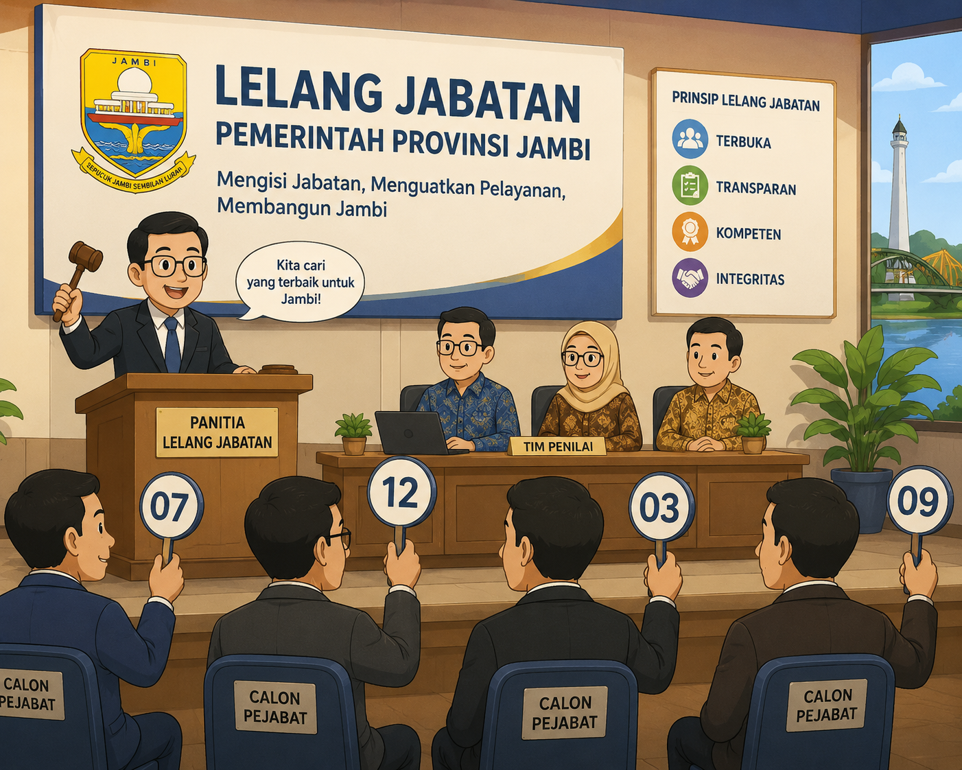 Ini Dia Daftar Nama Peserta yang Lolos Kualifikasi Lelang Jabatan Eselon II