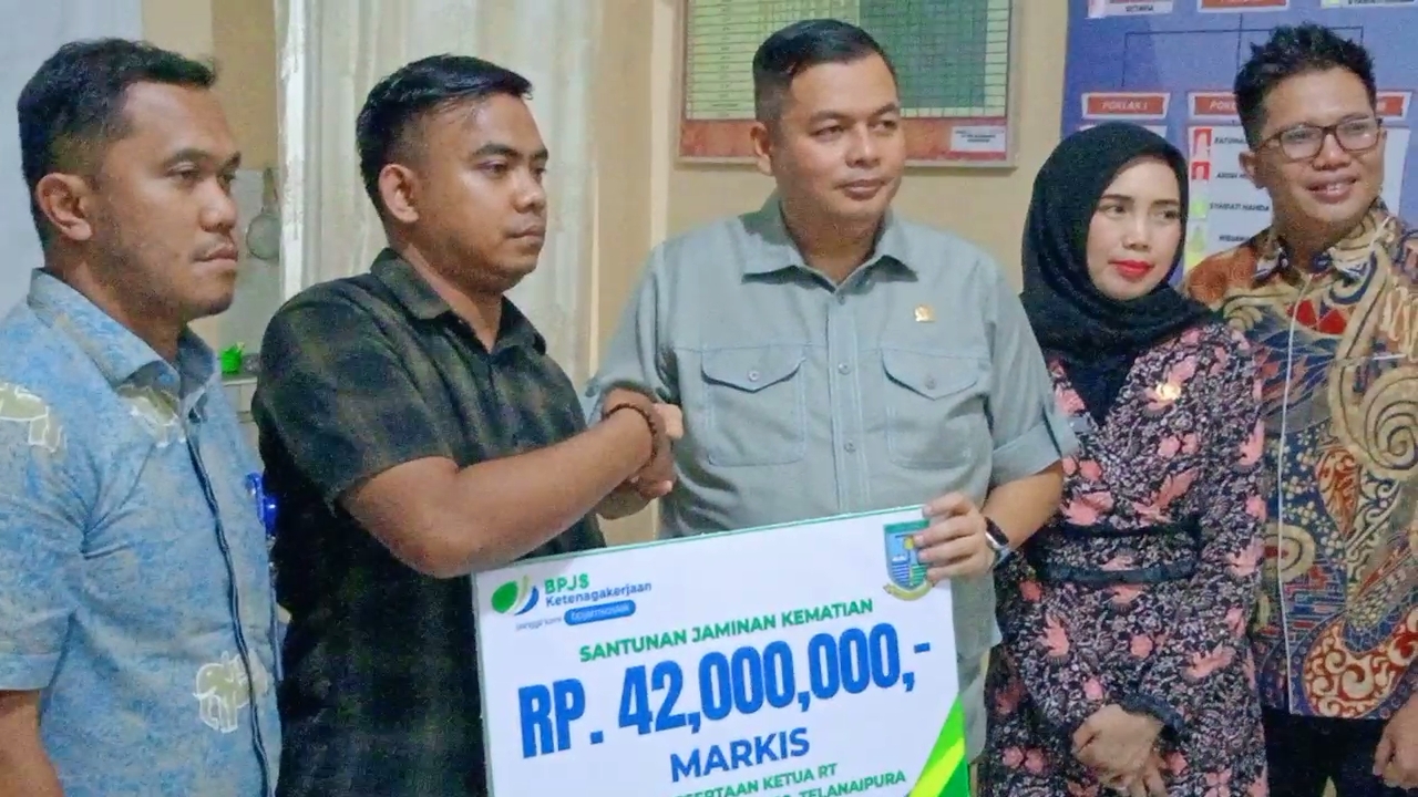 Ketua DPRD Kota Jambi Kemas Faried Berharap Santunan BPJS Ketenagakerjaan dapat Mengurangi Beban Keluarga