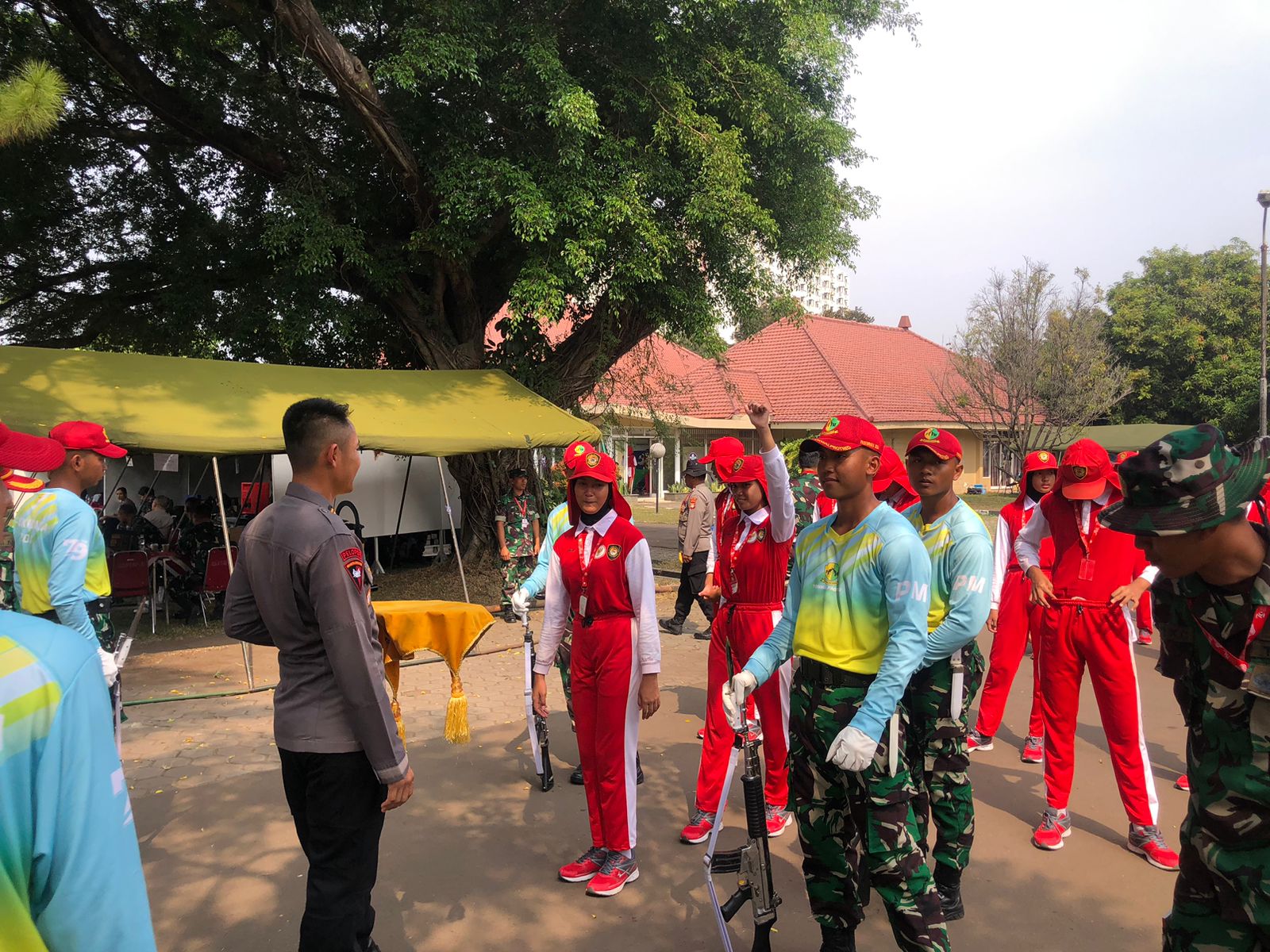 38 Calon Paskibraka dari  Provinsi Jalani Latihan di Taman Rekreasi Wiladatika Jawa Barat 