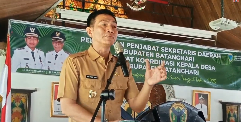 Bupati Batang Hari Lantik PJ Sekda