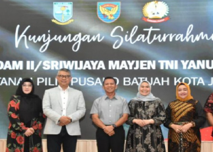 Pangdam ll/Swj Mayjen TNI Yanuar Adil Apresiasi Kepemimpinan Wali Kota Jambi