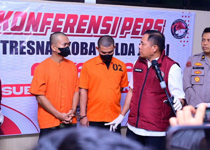 Polda Jambi Gagalkan Peredaran Ganja 11,5 Kg, Dua Bandar Asal Sumut Ditangkap di Simpang Tiga Sipin