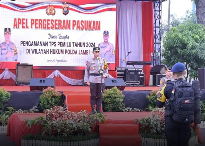 1.100 Personel Pengamanan Pemilu 2024, Kapolda Jambi Tegaskan Personel Lakukan Pengamanan di TPS