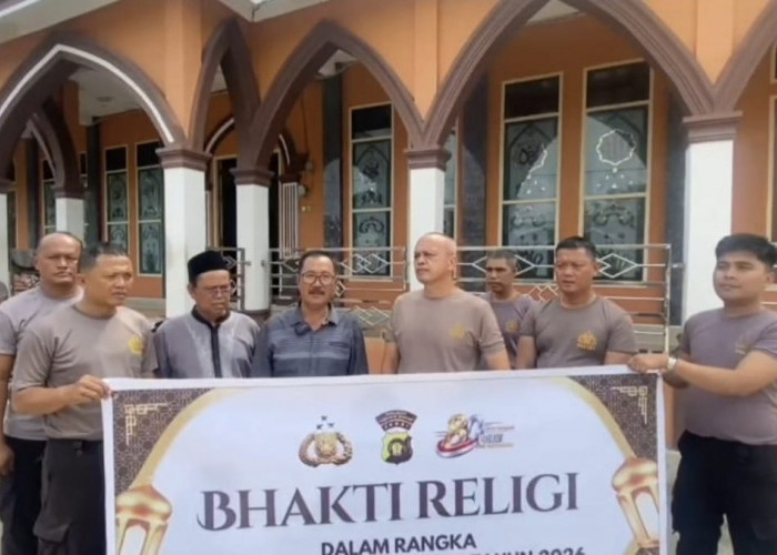 Sambut HUT Bhayangkara ke-80, Polres Tanjab Barat Gelar Bakti Religi di Sejumlah Rumah Ibadah