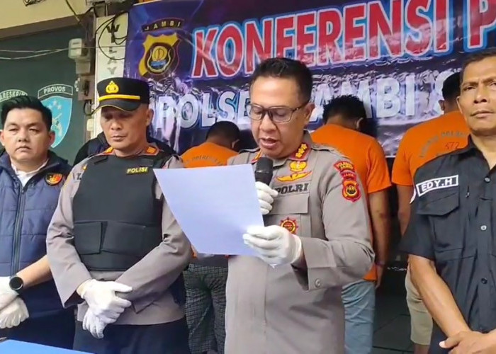 Polsek Jambi Selatan Bekuk Komplotan Spesialis Jambret Perhiasan Emas