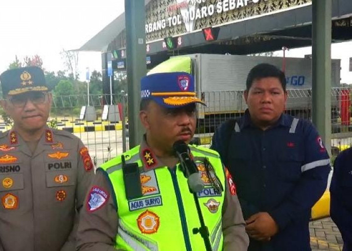 Pastikan Kesiapan Arus Mudik Lebaran 2026,  KAKORLANTAS POLRI Tinjau Tol Bayung Lencir - Tempino Tol