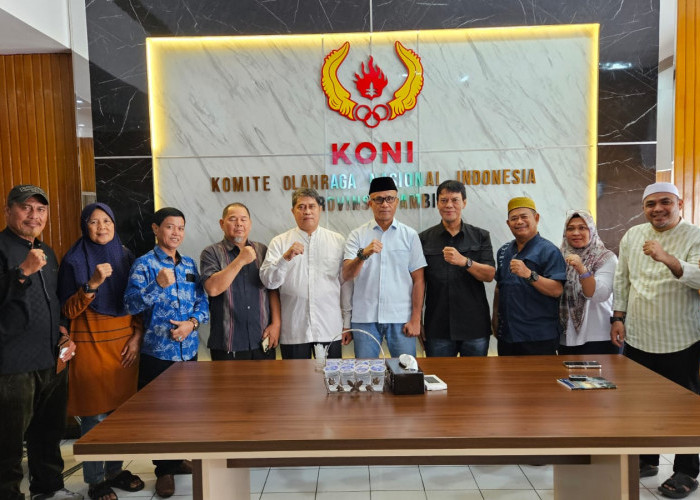 Ketum KONI Jambi terima audiensi Pengprov Forki Jambi