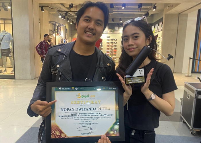 Nopan Juara I Jambi Brewers Competition di Kompetisi Kopi Jambi Siginjai Fest 2025
