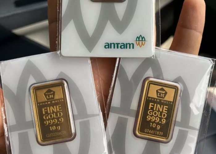 Harga Emas Antam Menguat Rp10.000, Tembus Rp2,622 Juta per Gram pada Senin Pagi