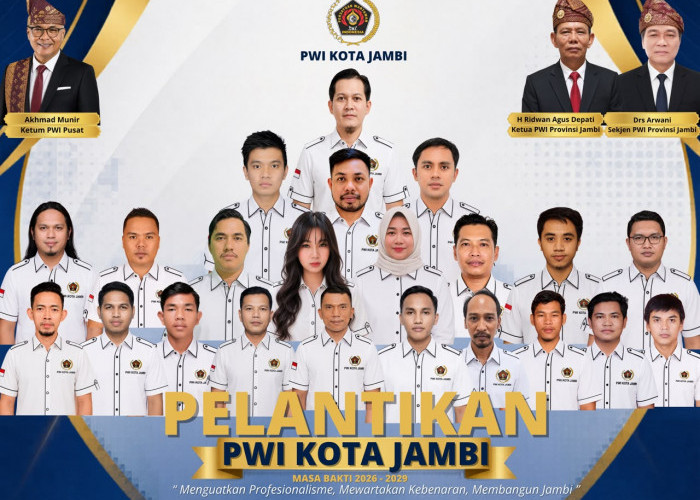 Irwansyah Kembali Pimpin PWI Kota Jambi