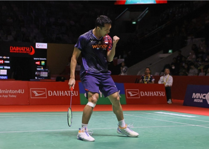 Jonatan Christie Melaju ke Perempat Final Indonesia Masters 2025 Usai Tundukkan Lin Chun Yi