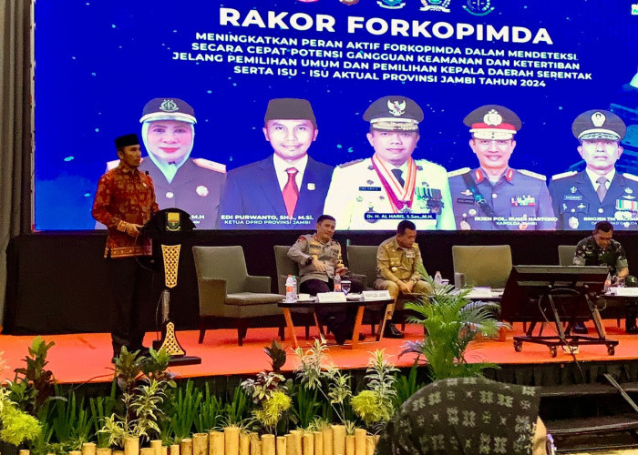 Ketua DPRD Jambi Hadiri Rakor Deteksi Potensi Ganguan Kamtibmas Jelang Pemilu