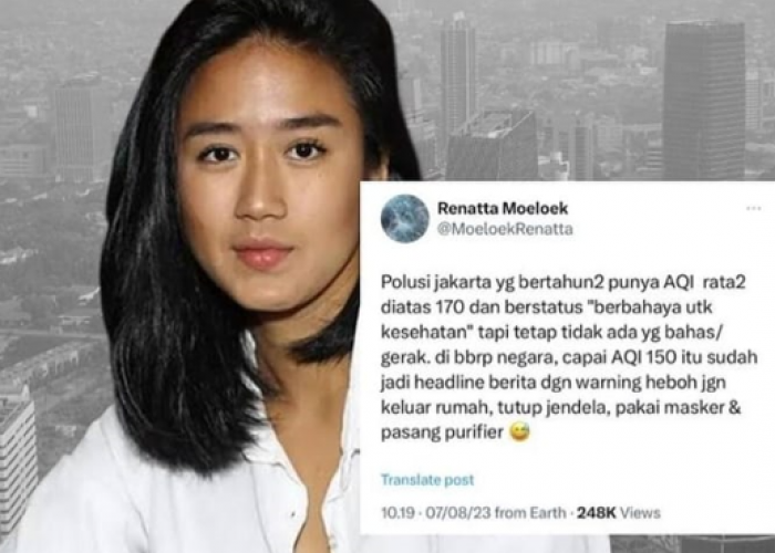 Isu Polusi Udara Buruk di Jakarta, Chef Renatta Heran Tidak Seheboh Luar Negeri