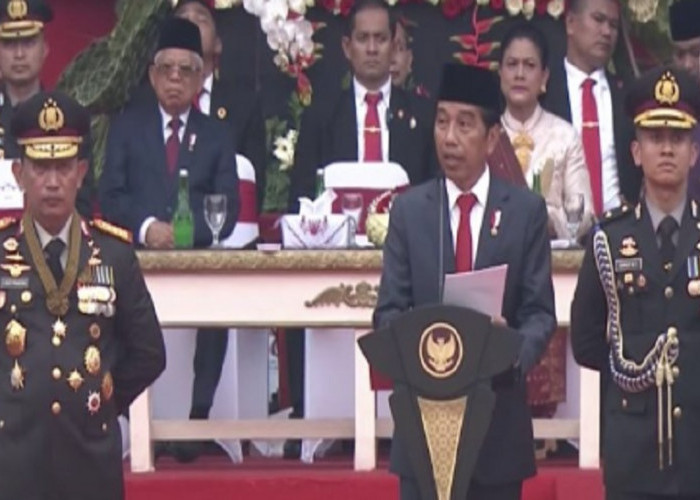 HUT Bhayangkara ke 77, Presiden Jokowi Ingatkan Polri untuk Gunakan Wewenang dengan Benar 