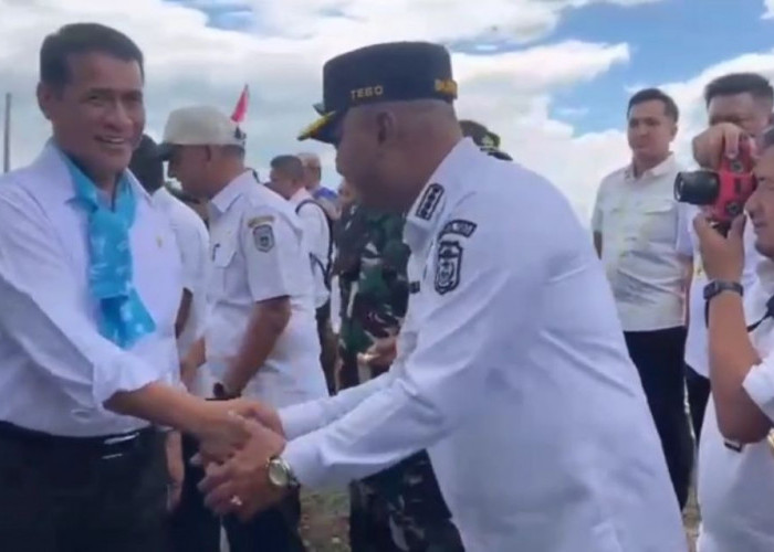 Bupati Tebo Hadiri Gerakan Tanam Padi Bersama Menteri Pertanian Ri