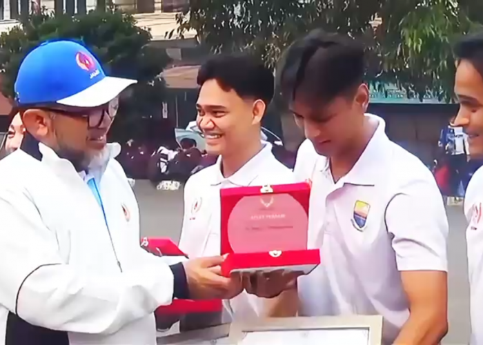 Sekda Sudirman Pimpin Upacara Haornas ke-43 dan HUT KONI ke-88 di Jambi