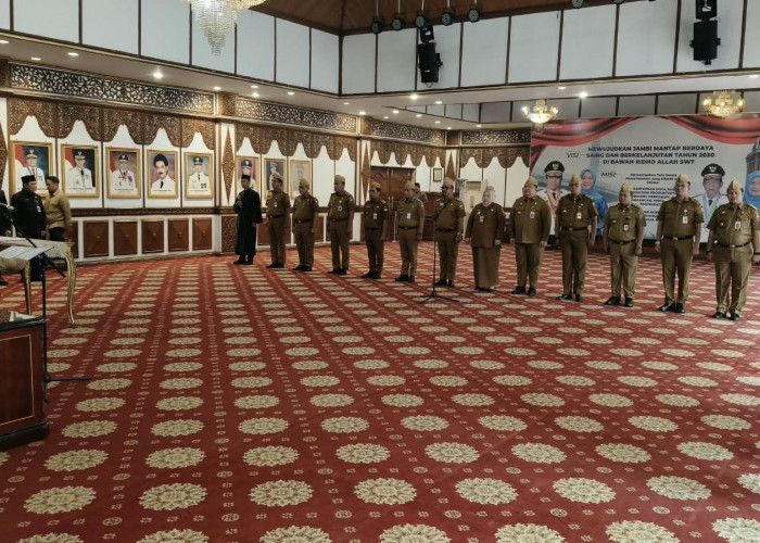 Gubernur Al Haris Lantik 13 Pejabat Eselon II Pemprov Jambi, Ini Daftar Lengkapnya