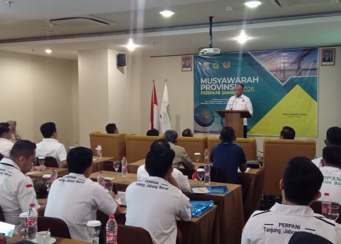 Hadiri Musprov Perpani, Ketum Koni Jambi Ajak Satukan Visi Bangun Prestasi Olahraga Jambi