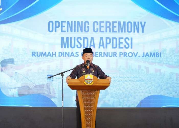Gubernur Al Haris Buka Musda APDESI Provinsi Jambi 2025
