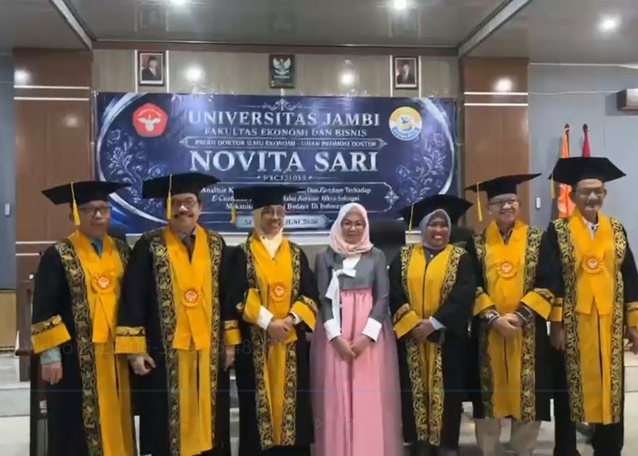 Angkat Fenomena Korean Wave, Novita Sari Raih Gelar Doktor Ekonomi FEB Universitas Jambi  