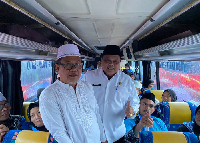 Pemkab Merangin Sambut Suka Cita Kepulangan Jamaah Haji Kloter 19