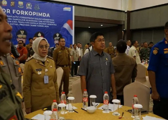 Ketua DPRD Kota Jambi Putra Absor Hadiri Rakor Mendeteksi Secara Potensi Gangguan Keamanan Jelang Pemilu